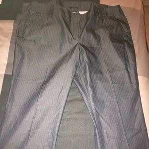 COPY - Pin stripe trouser crop.